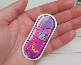 Universe pill sticker | pill stickers | medication stickers | universe stickers | laptop stickers | cool laptop stickers | cool art | pill