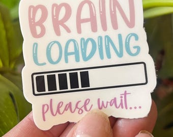 adhd stickers, ADHD, adhd funny stickers, vinyl stickers, adhd business, adhd adults, adhd sticker, adhd life, adhd gift, kiss your brain
