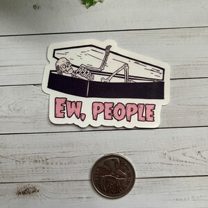 Skeleton Sticker | Skeleton Coffin Sticker | Vinyl Sticker | Laptop ...