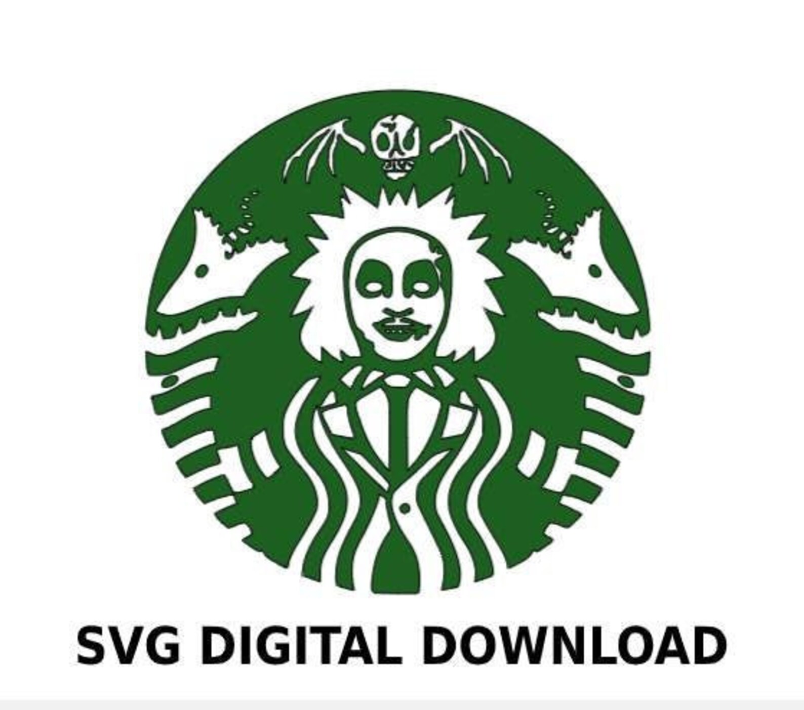 Beetlejuice Starbucks SVG
