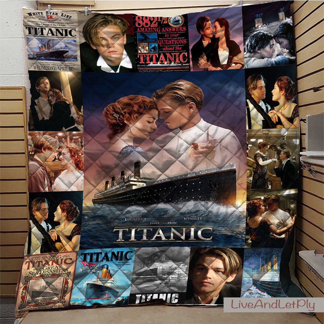 Titanic Blanket Titanic Movie Premium Blanket Fleece/sherpa Etsy