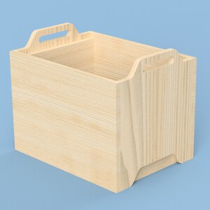 Apilamiento de cajas de almacenamiento. Hecho de contrachapado | Etsy