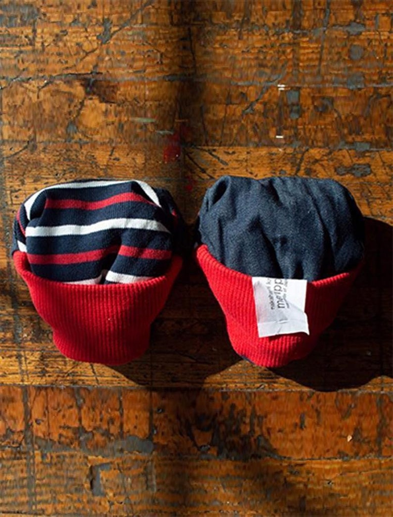 Japanese Reversible House Shoes White & Dark Navy Fuzzy Etsy