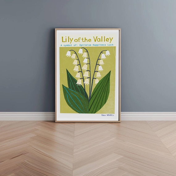 Lily of the Valley Print, Flower Meaning, the Language of Flowers, May  Birth Flower - Etsy Australia