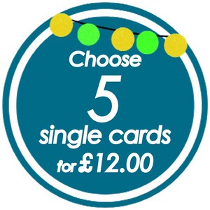 Scegli 5 carte singole per un'offerta speciale. Vedi la descrizione per i dettagli.