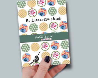 My little Notebook, Handy book for lists, ideas and daydreams. Lined or Blank Pages