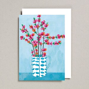 Tarjeta de flores, Tarjeta de flores, Todas las ocasiones, Flores de acuarela, Pintura al óleo, Pintura de flores, Pintura de flores