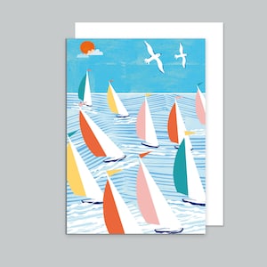 Zeilbootkaart, nautische kaart, kust, bootrace, zeilrace, vele gelegenheden