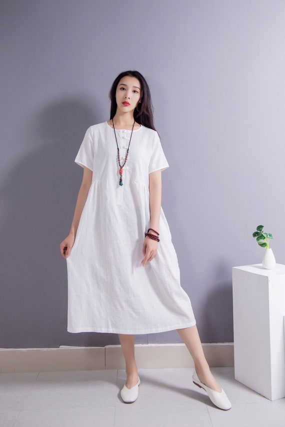 【COSYHARU】AS Look Linen Knit Chunky Knit Fringe Cover Up – SAACHI