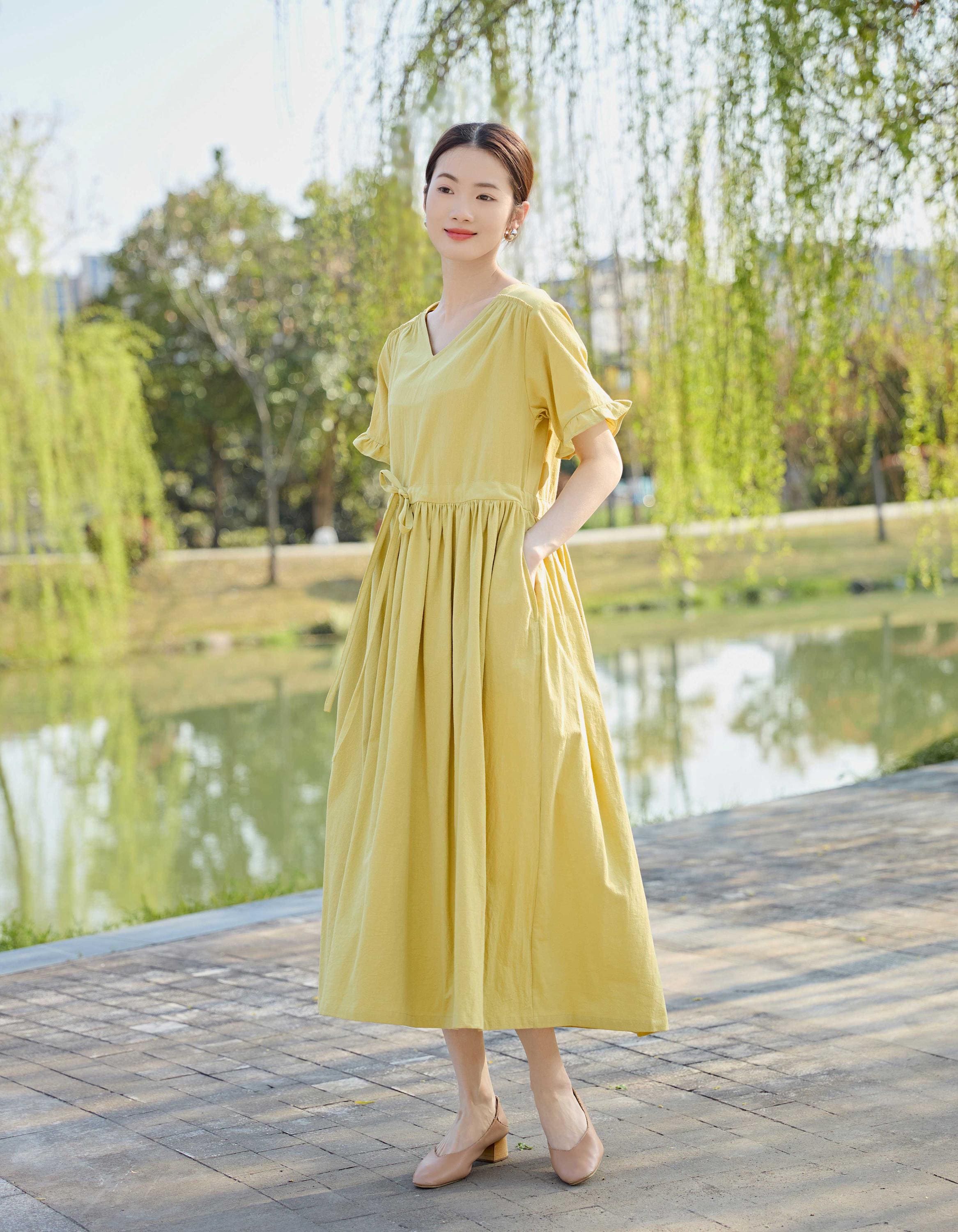 Simple Linen Dresses Women's Summer Dresses Cotton And Linen Vests Plus Size Casual Robes Large Loose Simple Linen Dresses Women's Summer Dresses Cotton And Linen Vests Plus Size Casual Robes Large Loose