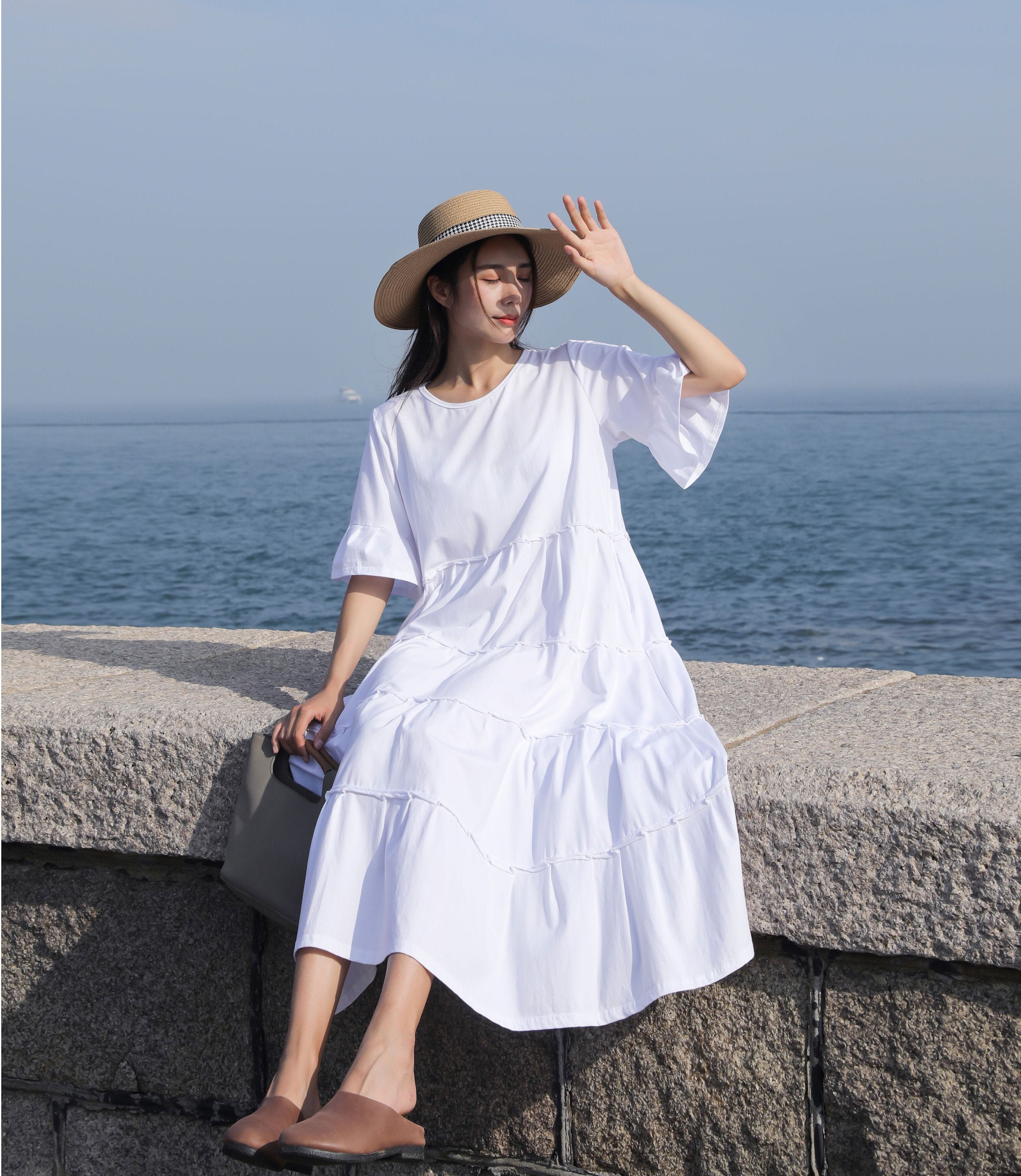 ruffle spring dress
