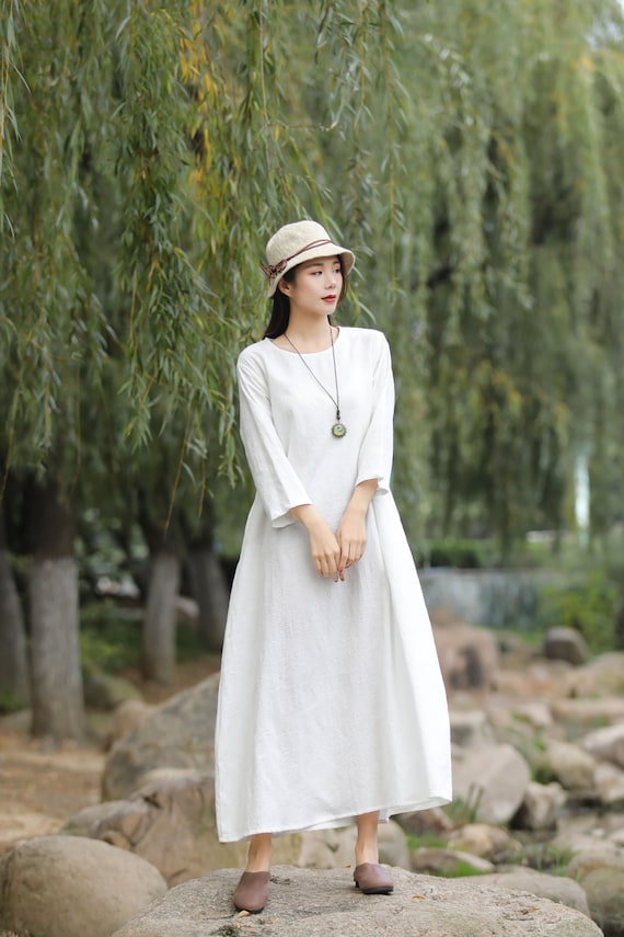Cotton linen sundresses top