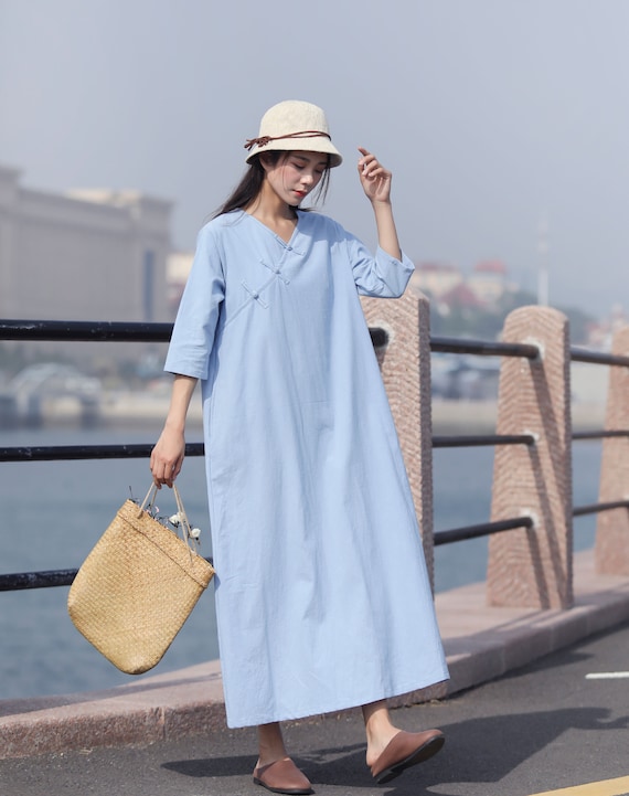 Loose cotton shop linen dresses