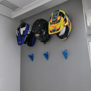 Wall helmet hook