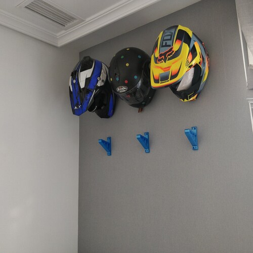 Motorcycle Helmet Rack & Jacket Hook helmet Hanger Wall Etsy UK