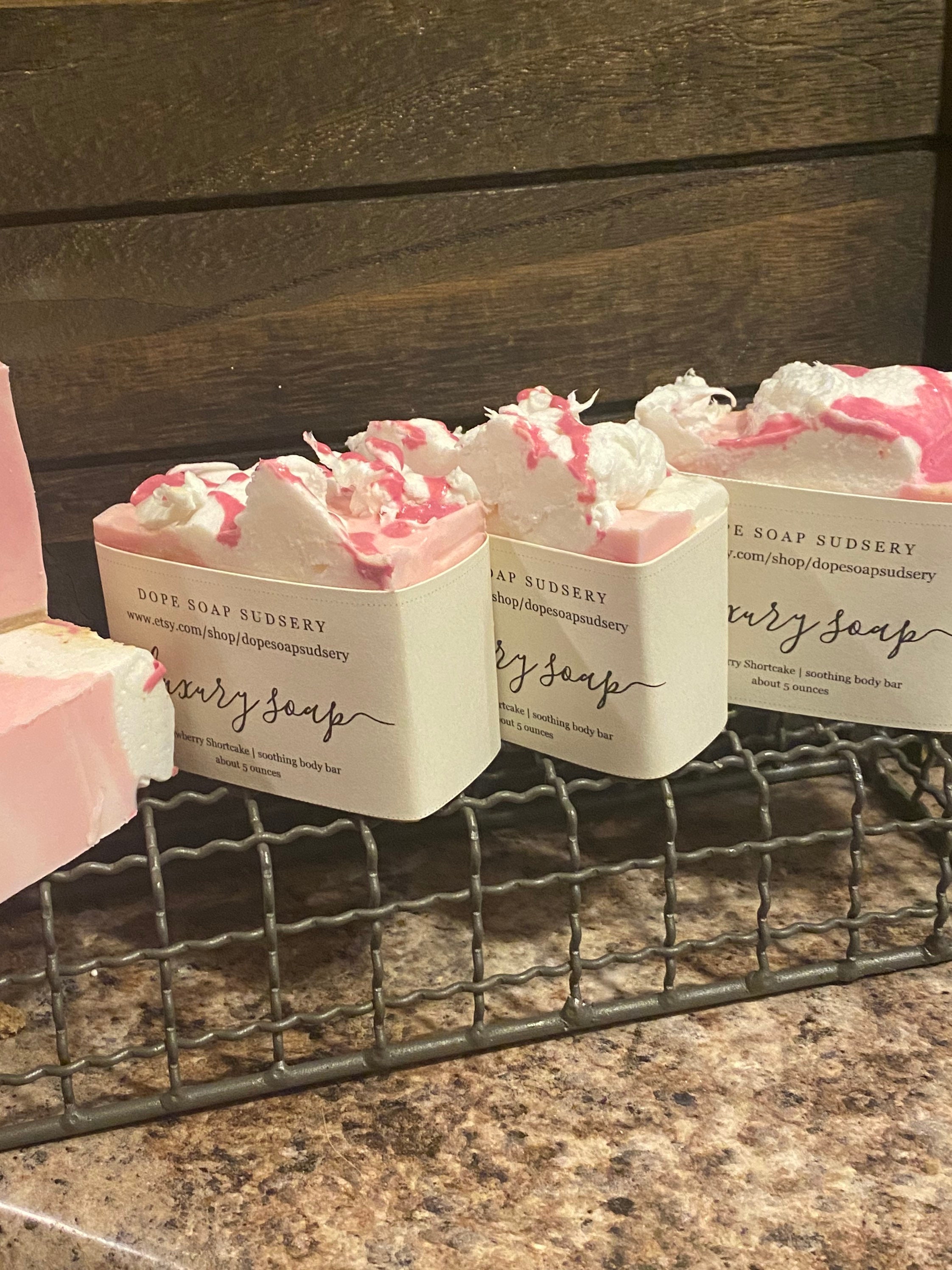 strawberry scented soap