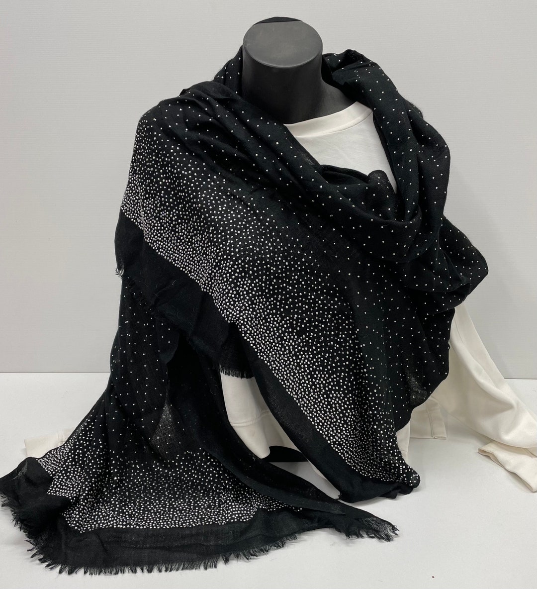 cashmere shawl black