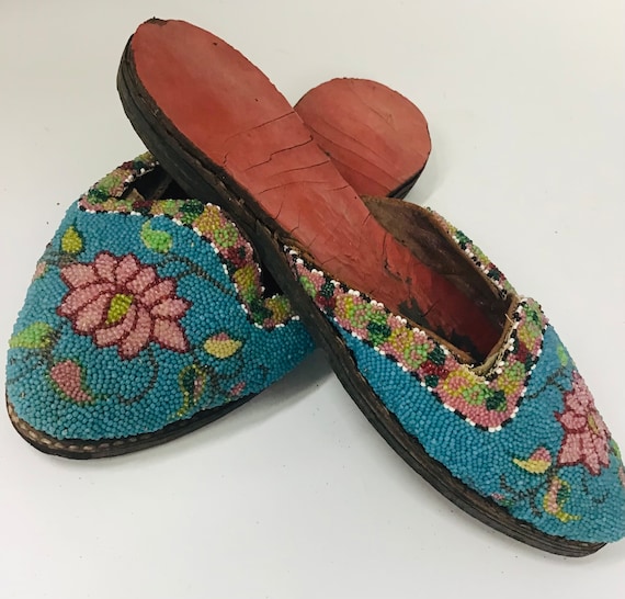 Beaded mules flats discount