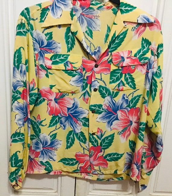 Vintage 1940s Hawaiian Shirt