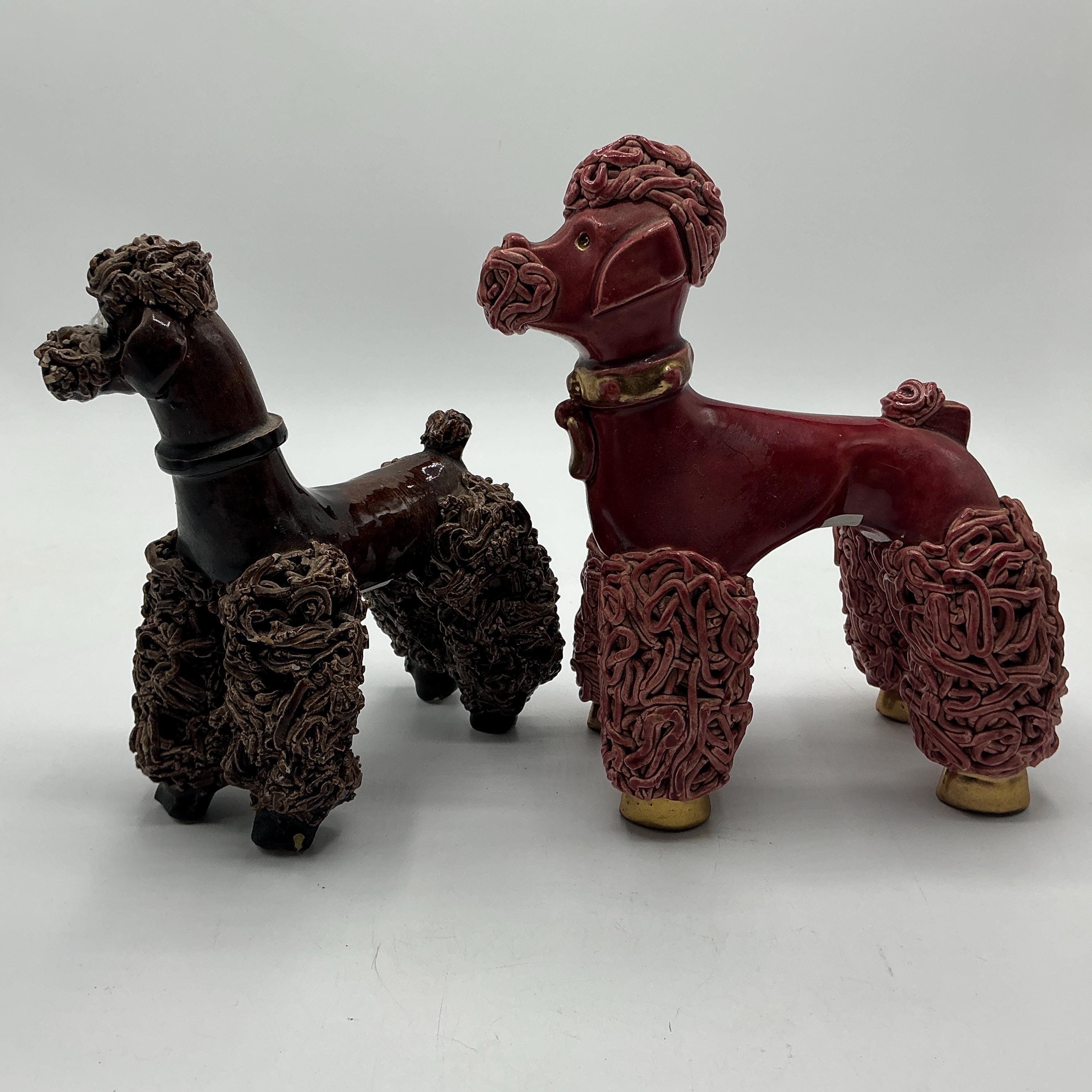 Seven Piece Vintage Collection of Spaghetti Poodles From the 1950s