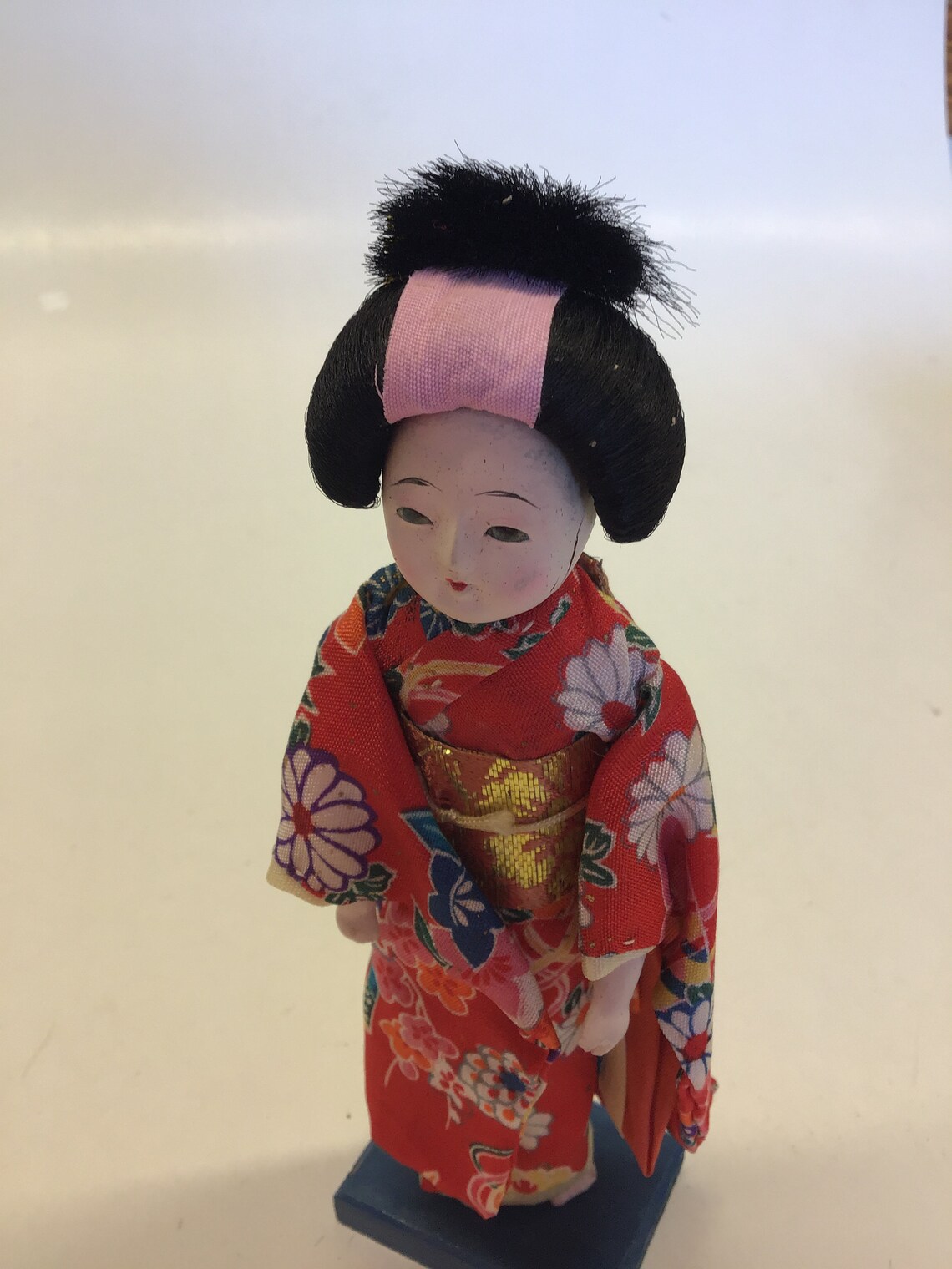 Rare Japanese doll with wig collection 1940s Etsy