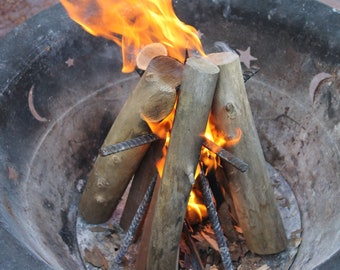 Stack-N-Burn - Fire Pit Stand for Campfires and Bonfires