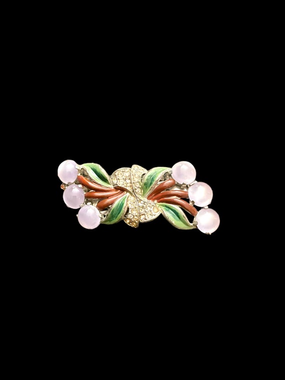 Vintage Coro Moonglow Duette Flower