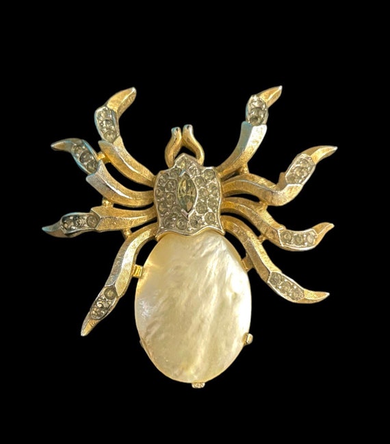 Rare Trifari Alfred Philippe  Spider Brooch Pin