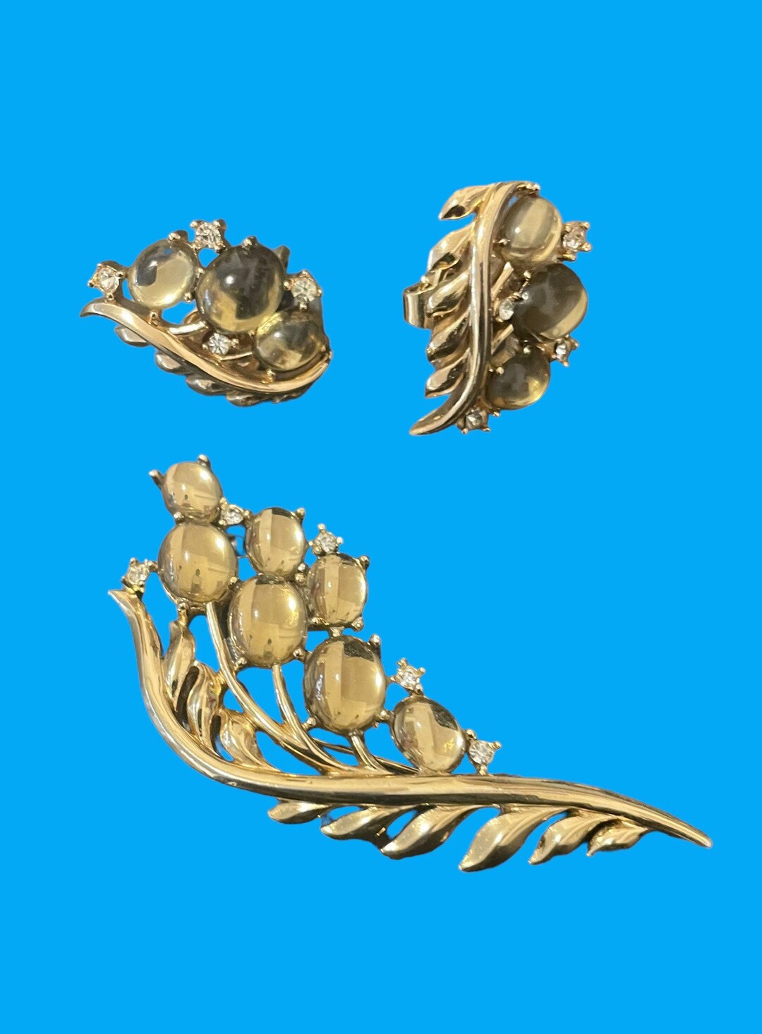 Vintage Trifari Alfred Philippe Jewels of Fantasy Brooch Pin and ...