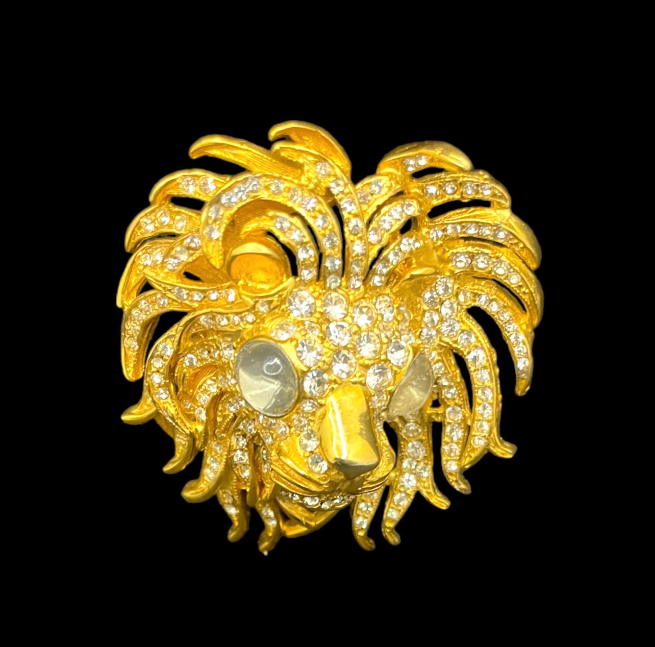 Kjl Lion Brooch - Etsy