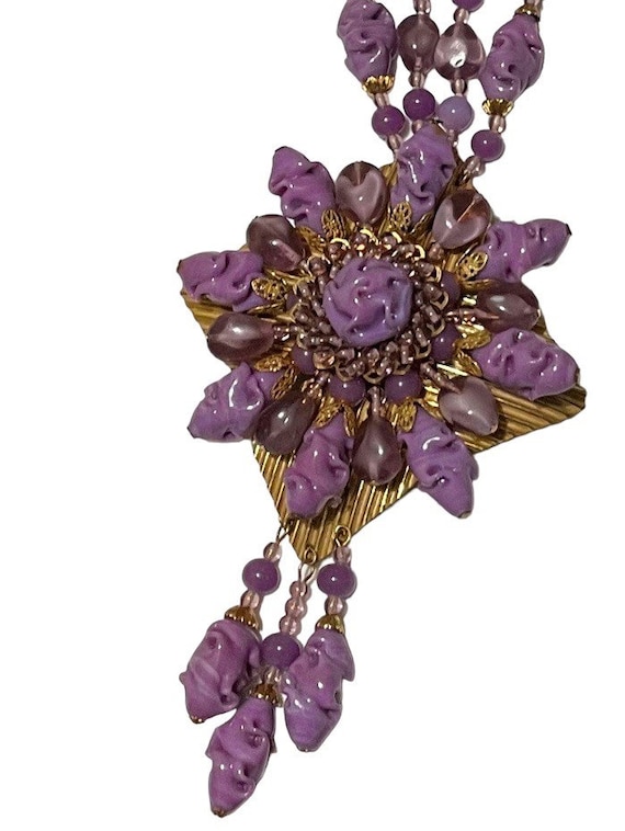 Extremely RARE Miriam Haskell Necklace and Matchi… - image 5