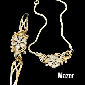 Vintage Mazer Bros Necklace and Bracelet