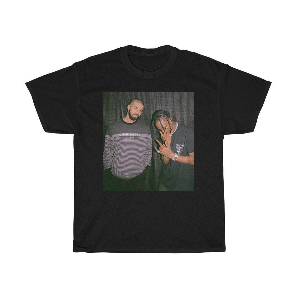 Drake & Scott T-shirt Rap Hip-hop Shirt OVO | Etsy