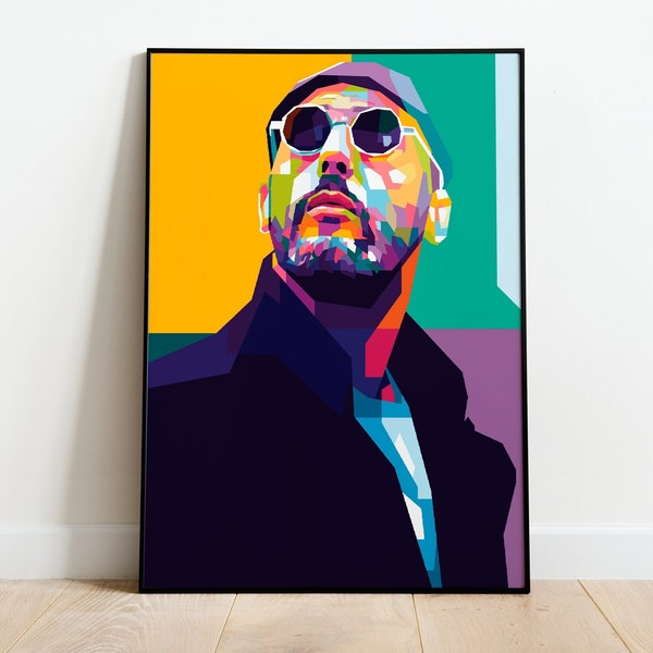 Digital Download Pop Art Poster Leon the Professional