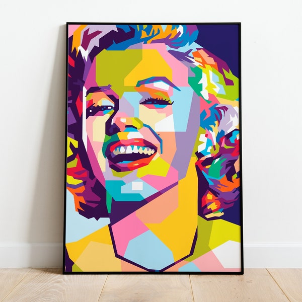 Pop Art Poster von Marilyn Monroe