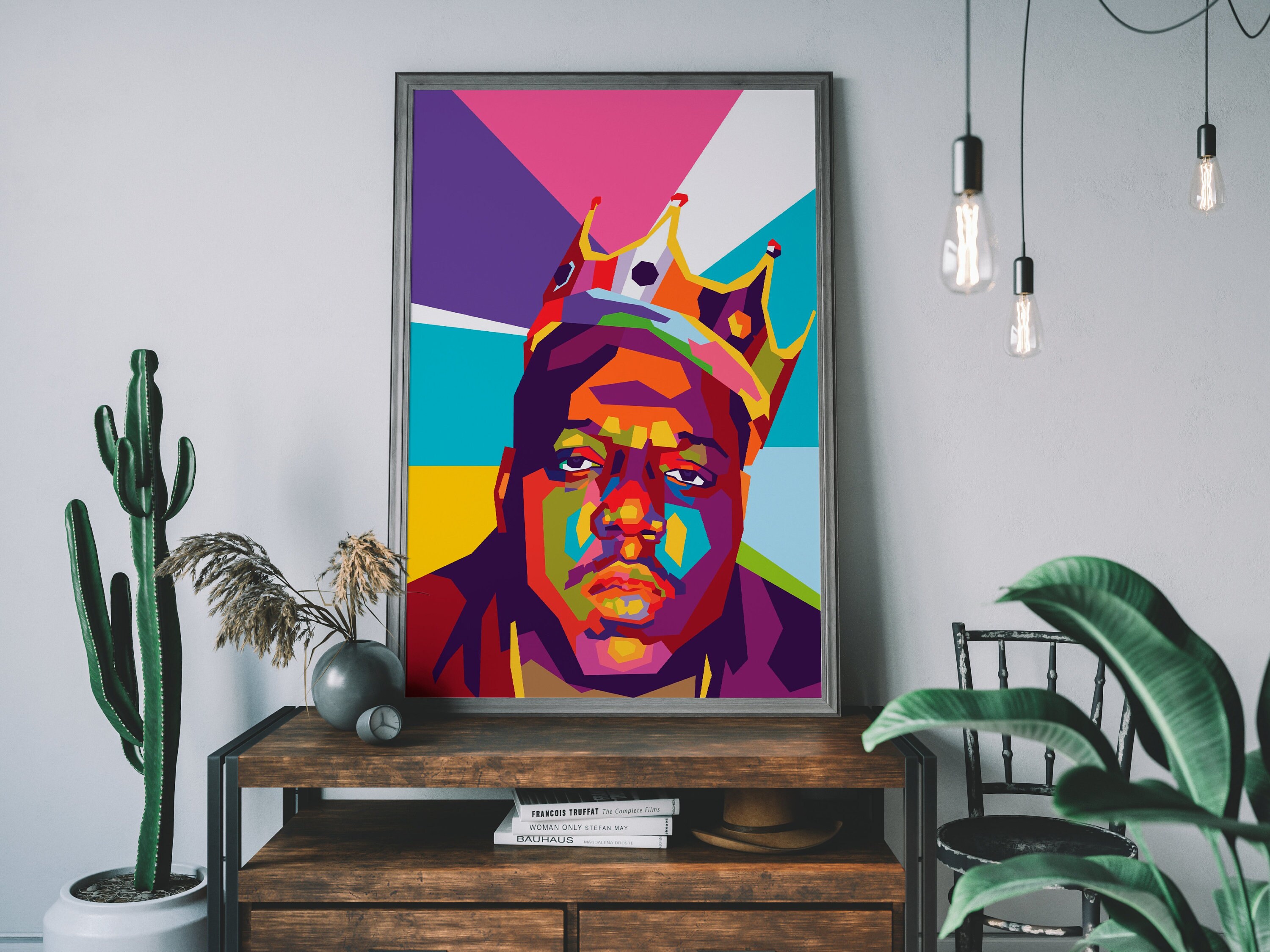 Biggie Poster Rapper Póster Notorious BIG Leyenda de Rap, Biggie Rapero, Retro Hip Hop ...