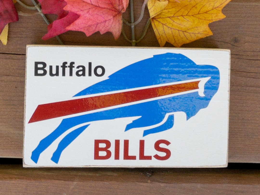 Football Wall Decor Buffalo Sign Bill's Football Sign Man Cave Rustic