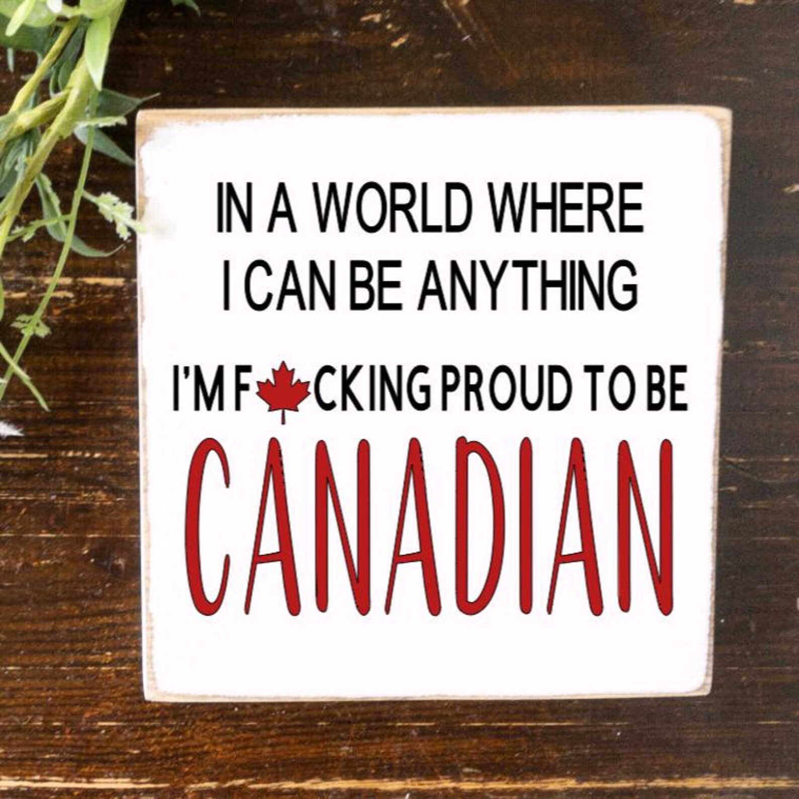 Canada Day Signs, Canadian Themed Decor, Proud Canadian, Canada Day ...