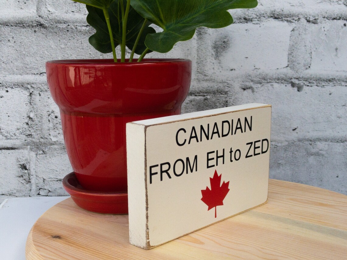 Canada Day Signs Farmhouse Canada Signs Proud Canadian Etsy Canada