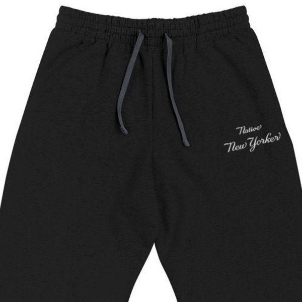 NEW YORKER Joggers #1 (embroidered) : Native NYer Collection