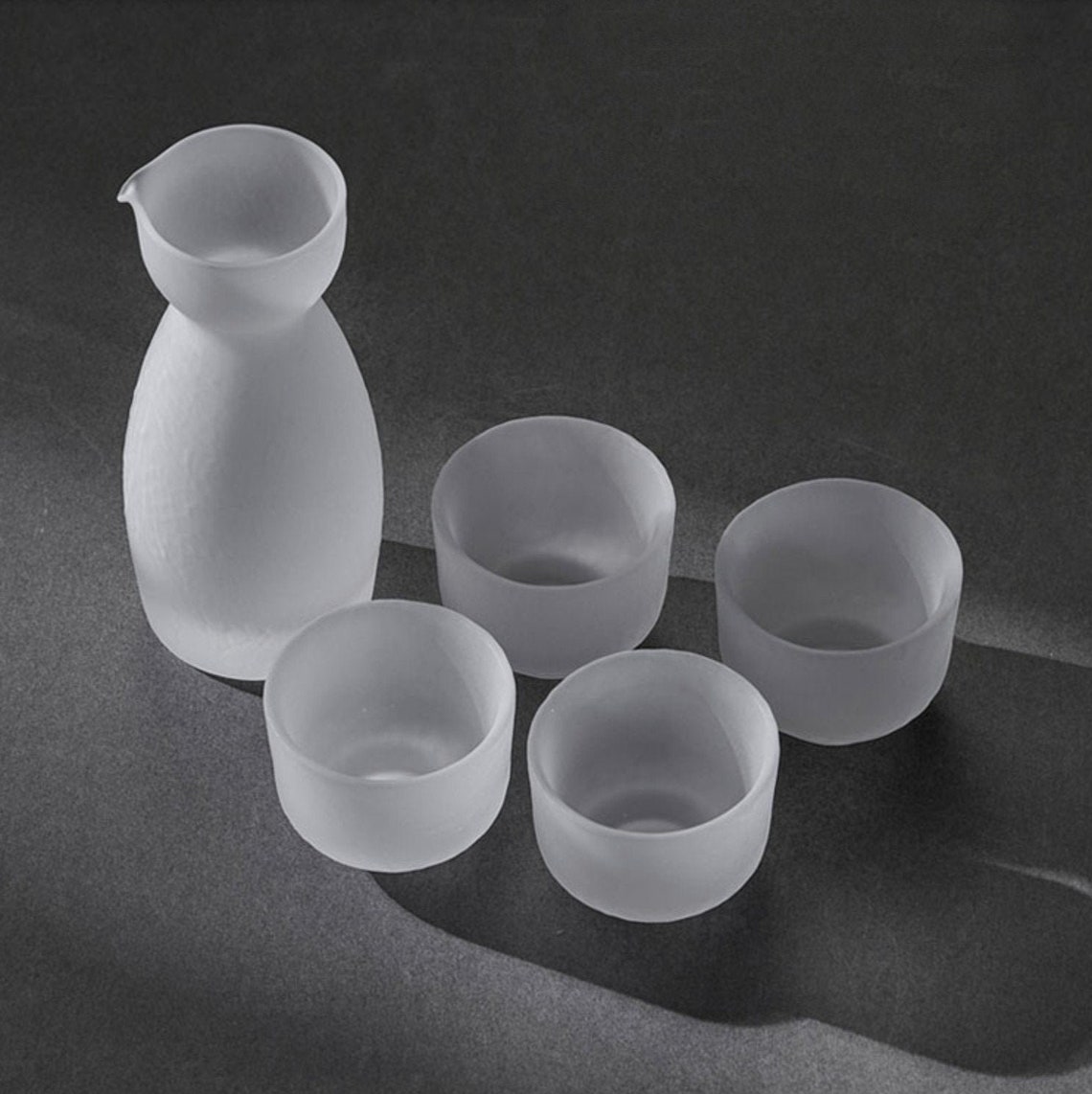 Sake Set Sake Cup Set Glass Sake Set Japanese Drinking Glasses Etsy