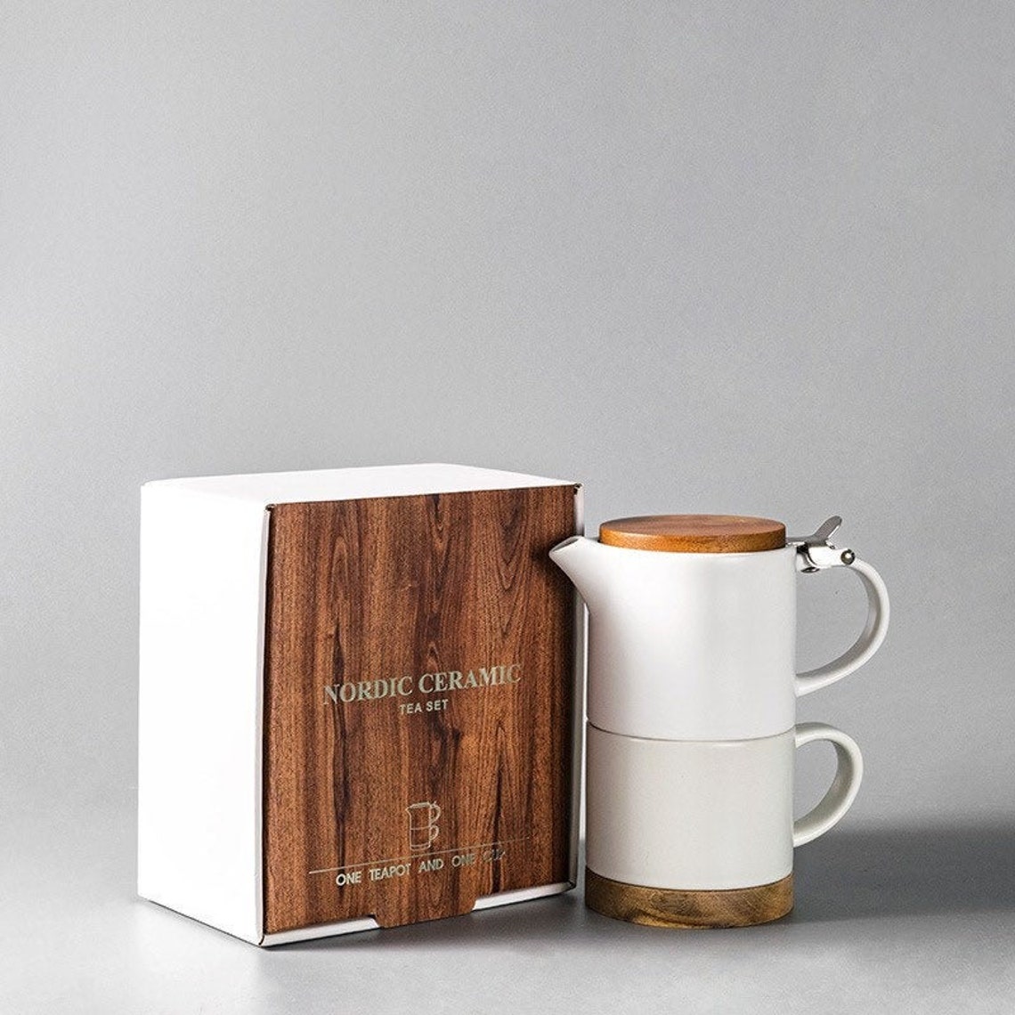 Tea for One Ceramic Teapot Set Tea Set Tea Pot Handmade Tea Etsy