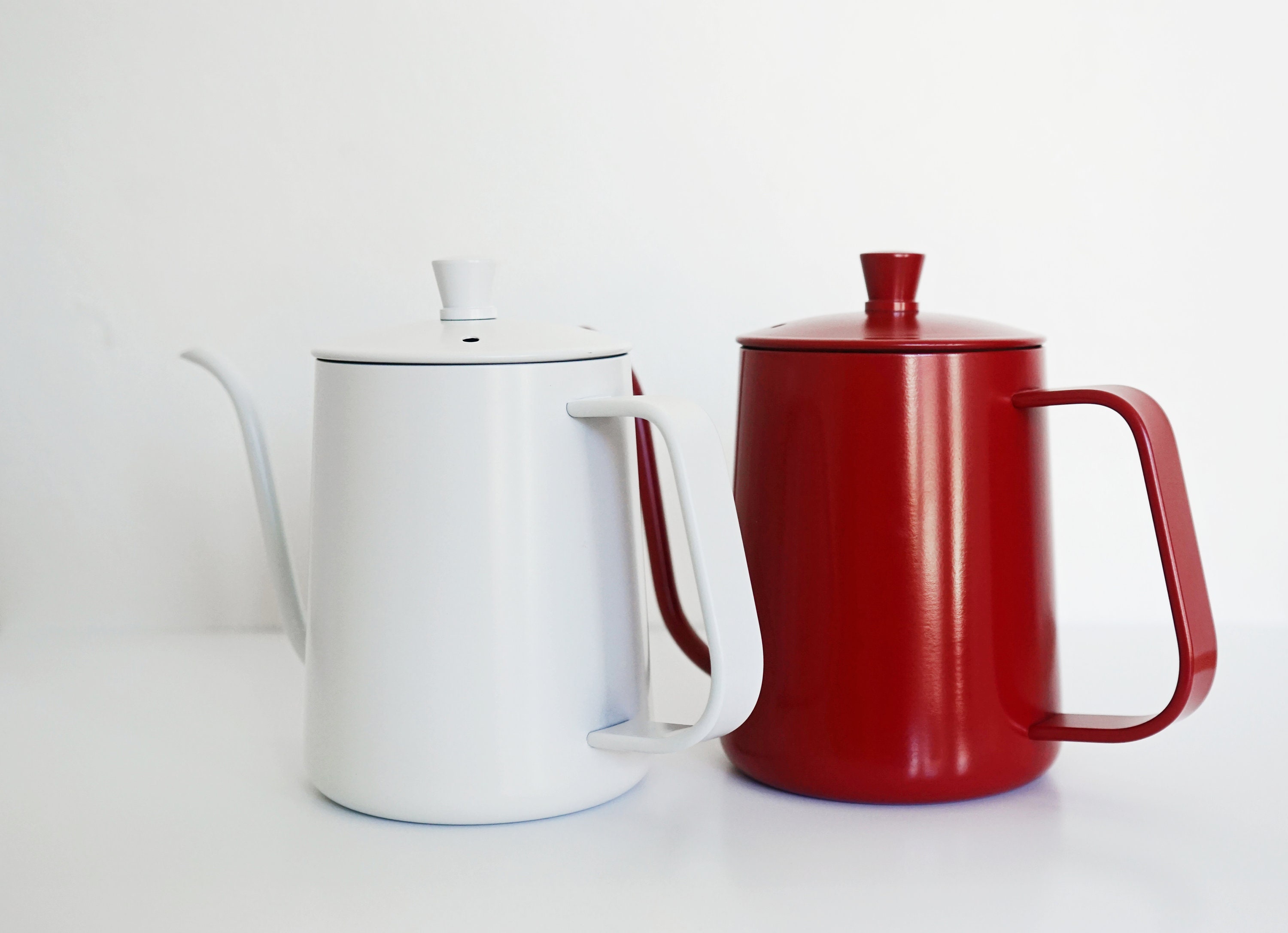 RED Gooseneck Kettle 600ml Unique Color Steel Coffee Kettle Etsy