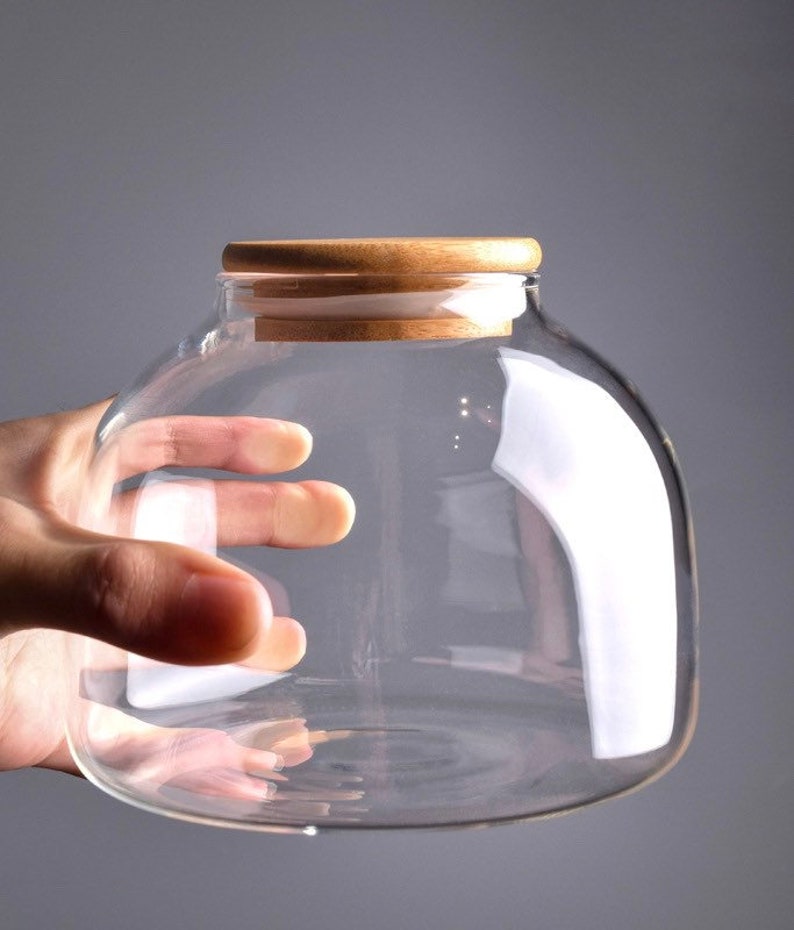 Large Glass Container Food Storage Tea Storage Tea Container Etsy UK