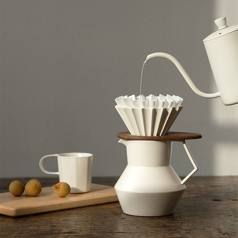 Pour Over Coffee Set Ceramic Coffee Dripper Ceramic Coffee Etsy UK