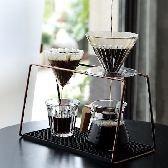 VANILLA BEAN Pour Over Coffee Stand Set 