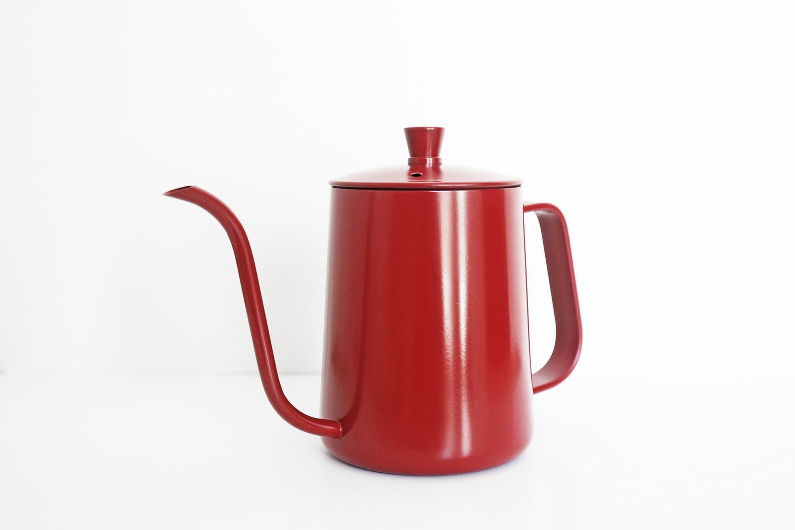 RED Gooseneck Kettle 600ml Unique Color Steel Coffee Kettle Etsy