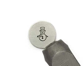 Snowman Signature Design Stamp, 12mm for Hand Stamping by ImpressArt