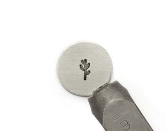 Cactus 1 Signature Design Stamp, 9.5mm. For Hand Stamping,  ImpressArt