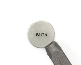 Signature "Faith" Design Stamp, 6mm for Hand Stamping by ImpressArt